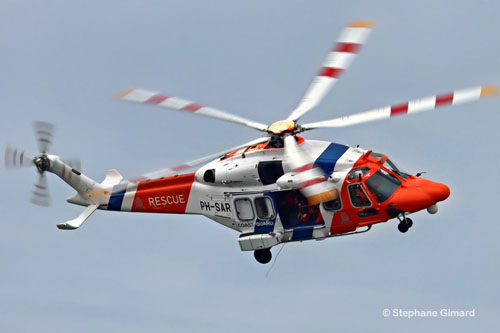 Hélicoptère SAR AW189 PH-SAR