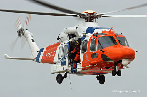 Hélicoptère SAR AW189 PH-SAR