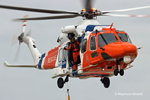 Hélicoptère SAR AW189 PH-SAR