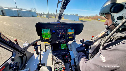 Hélicoptère H135 F-HPLH du pilotage maritime du Port du Havre