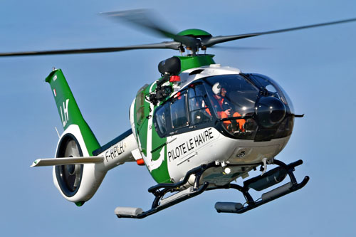 Hélicoptère H135 F-HPLH du pilotage maritime du Port du Havre