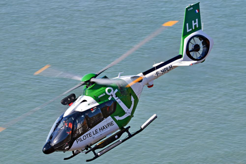 Hélicoptère H135 F-HPLH du pilotage maritime du Port du Havre