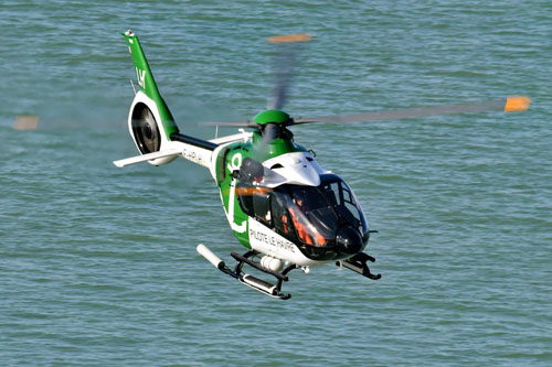 Hélicoptère H135 F-HPLH du pilotage maritime du Port du Havre