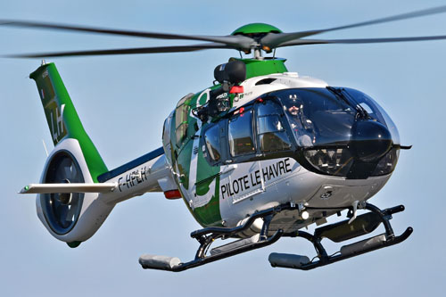 Hélicoptère H135 F-HPLH des pilotes du Port du Havre