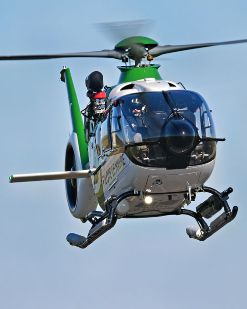 Hélicoptère H135 F-HPLH des pilotes du Port du Havre