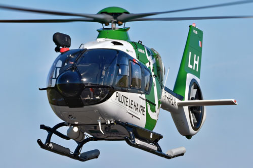 Hélicoptère H135 F-HPLH des pilotes du Port du Havre
