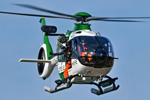 Hélicoptère H135 F-HPLH du pilotage maritime du Port du Havre