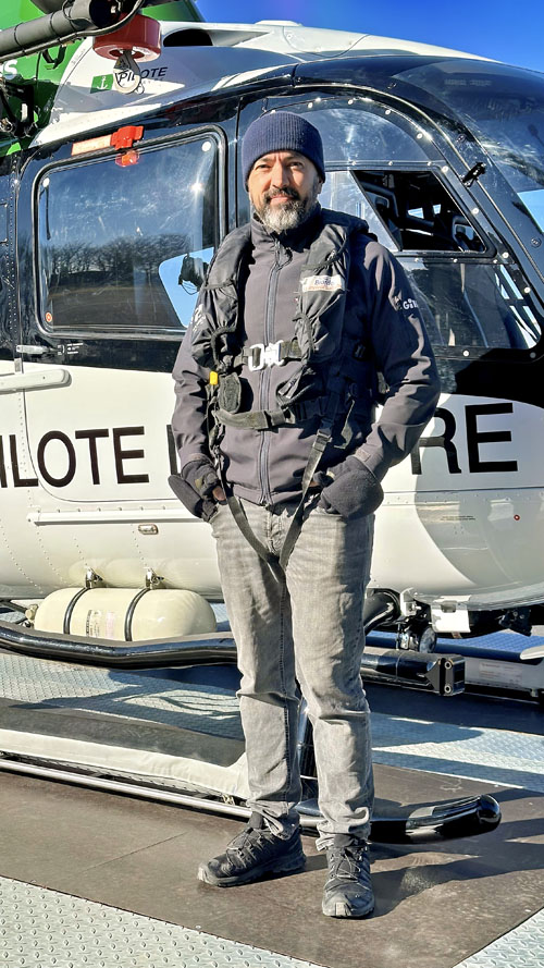 Hélicoptère H135 F-HPLH du pilotage maritime du Port du Havre