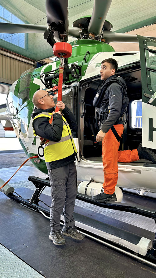 Hélicoptère H135 F-HPLH du pilotage maritime du Port du Havre