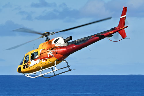 Hélicoptère H125 (AS350 B3E Ecureuil) F-OMAB (Paille en queue)