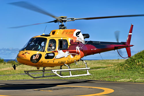 Hélicoptère H125 (AS350 B3E Ecureuil) F-OMAB (Paille en queue)