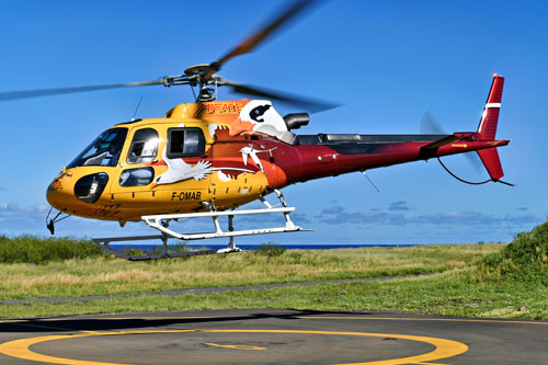 Hélicoptère H125 (AS350 B3E Ecureuil) F-OMAB (Paille en queue)