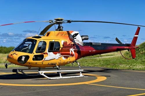 Hélicoptère H125 (AS350 B3E Ecureuil) F-OMAB (Paille en queue)