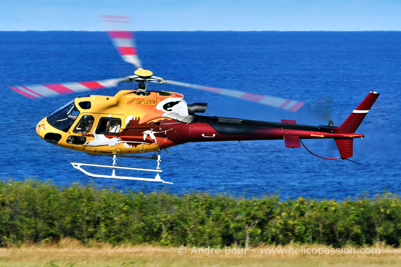 Hélicoptère H125 (AS350 B3E Ecureuil) F-OMAB (Paille en queue)