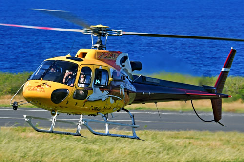 Hélicoptère H125 (AS350 B3E Ecureuil) F-OMAB (Paille en queue)