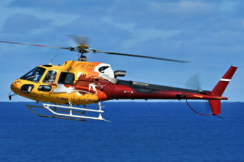 Hélicoptère H125 (AS350 B3E Ecureuil) F-OMAB (Paille en queue)