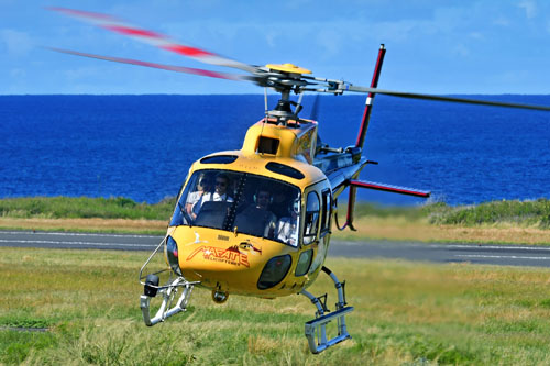 Hélicoptère H125 (AS350 B3E Ecureuil) F-OMAB (Paille en queue)