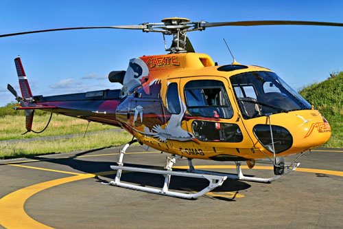 Hélicoptère H125 (AS350 B3E Ecureuil) F-OMAB (Paille en queue)