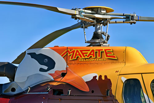 Hélicoptère H125 (AS350 B3E Ecureuil) F-OMAB (Paille en queue)