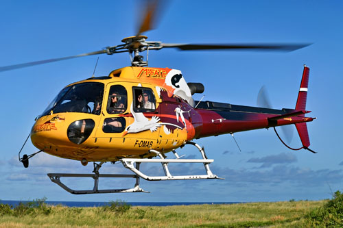 Hélicoptère H125 (AS350 B3E Ecureuil) F-OMAB (Paille en queue)