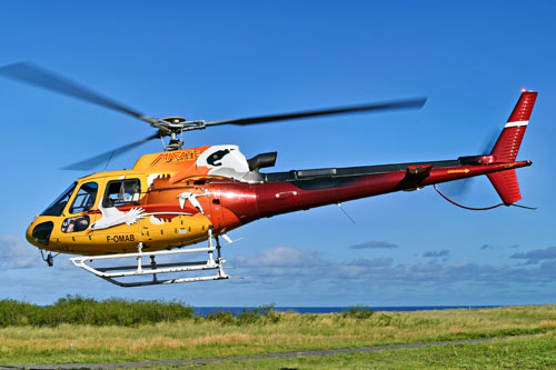 Hélicoptère H125 (AS350 B3E Ecureuil) F-OMAB (Paille en queue)