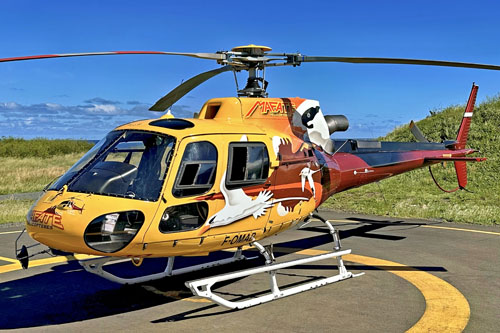 Hélicoptère H125 (AS350 B3E Ecureuil) F-OMAB (Paille en queue)