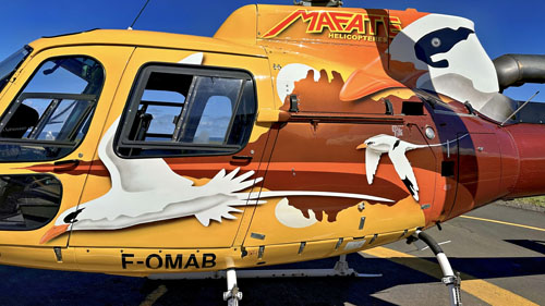 Hélicoptère H125 (AS350 B3E Ecureuil) F-OMAB (Paille en queue)