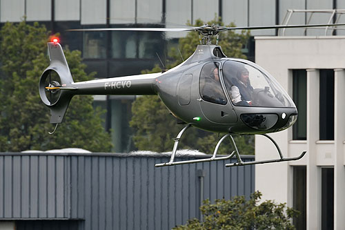 A bord d'un hélicoptère Cabri G2